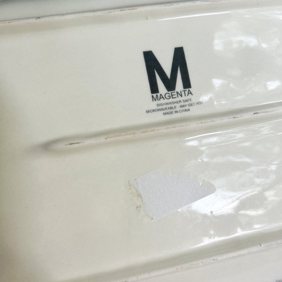 Rae Dunn Magenta 13.5 rectangle Elf Have yourself a Merry Lil Christmas … - Picture 7 of 10